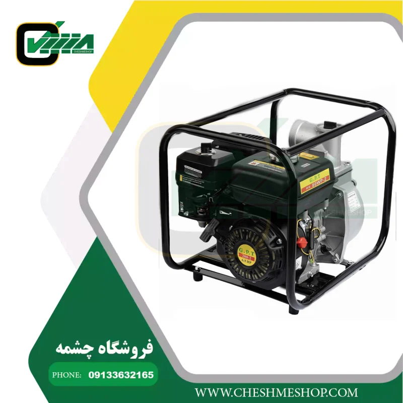 موتور پمپ بنزینی 3 اینچ جی پی تی 7 اسب هندلی مدل GPT-80WP-2